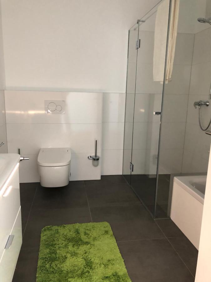 Panorama Penthouse Apartment Mit Klima Und Whirlpool Fuer Bis Zu 6 Personen Frankenthal  Bagian luar foto