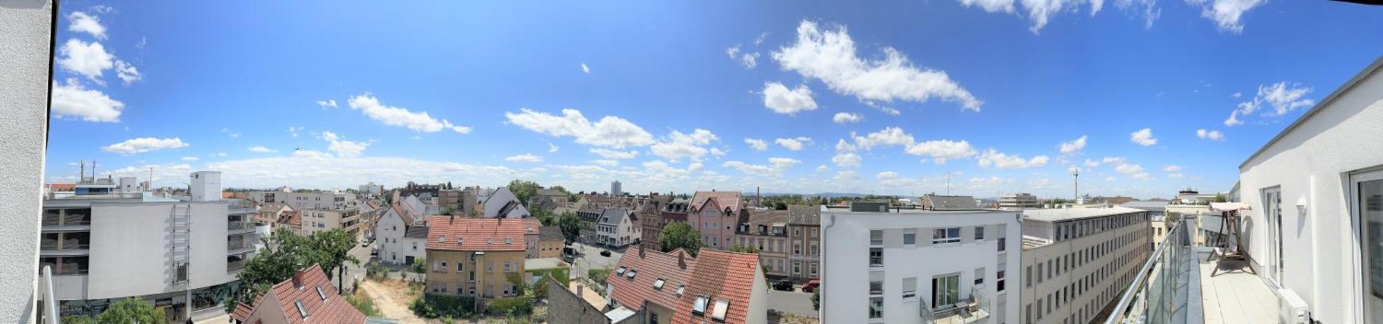 Panorama Penthouse Apartment Mit Klima Und Whirlpool Fuer Bis Zu 6 Personen Frankenthal  Bagian luar foto
