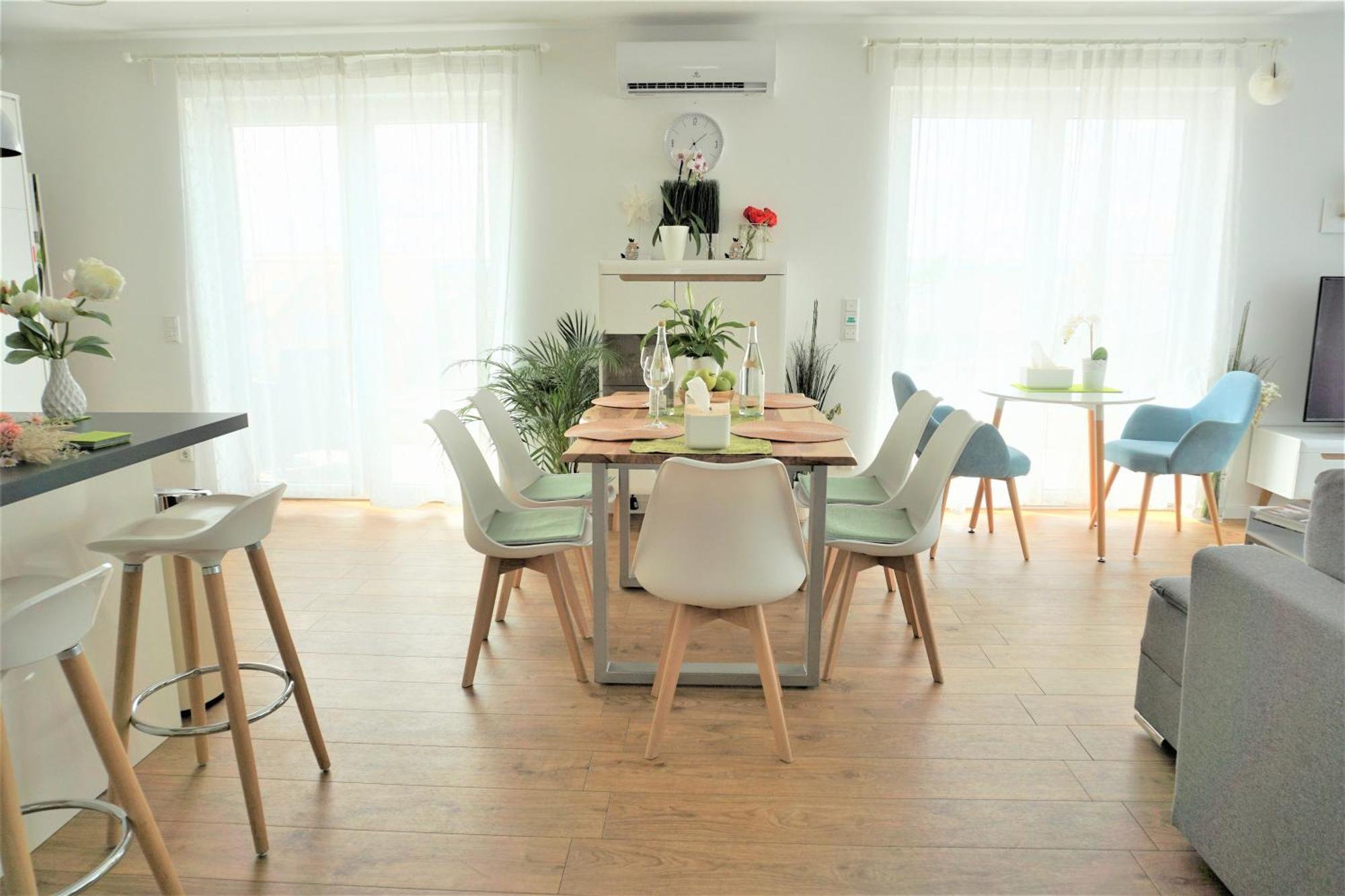 Panorama Penthouse Apartment Mit Klima Und Whirlpool Fuer Bis Zu 6 Personen Frankenthal  Bagian luar foto