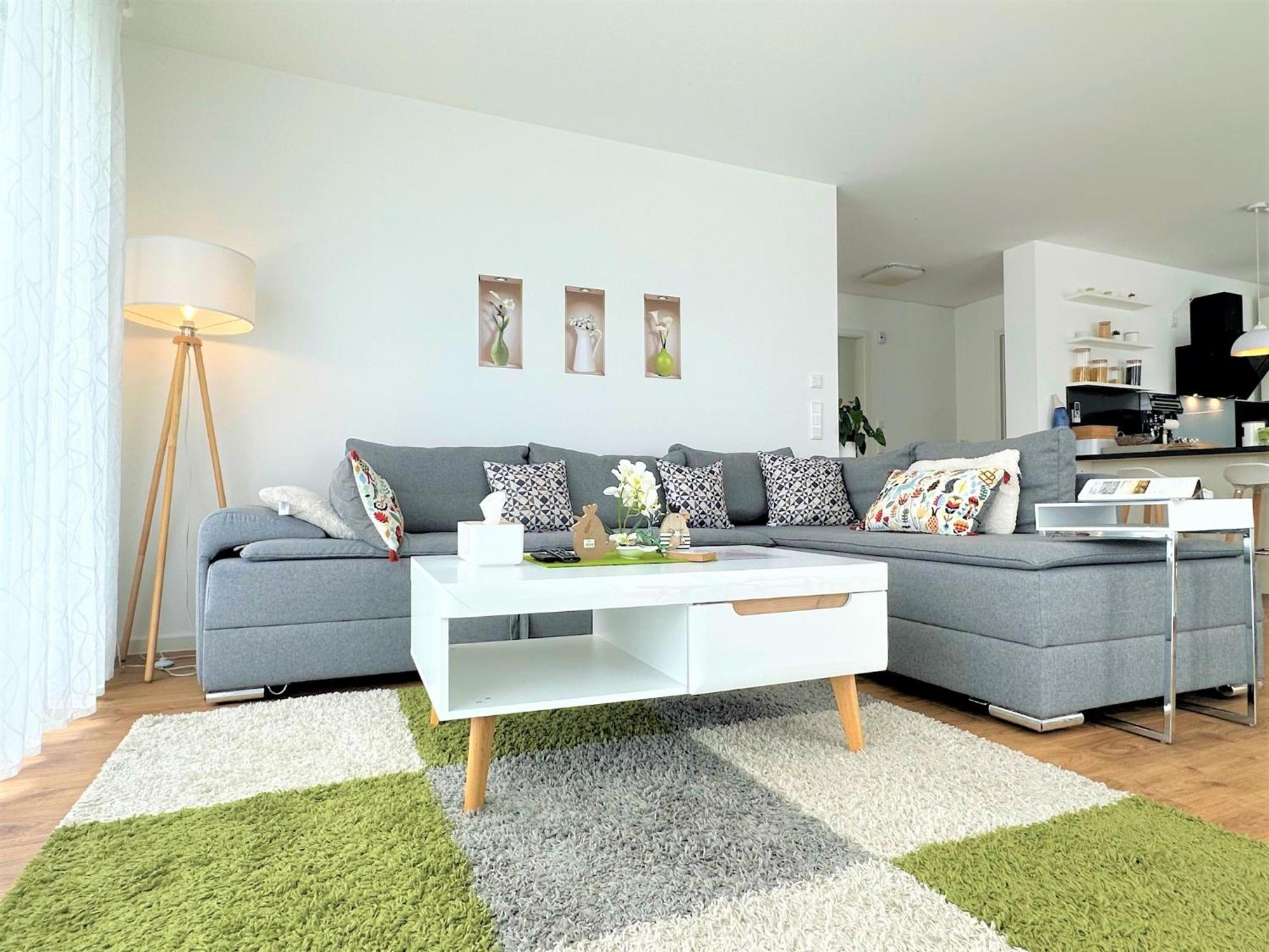 Panorama Penthouse Apartment Mit Klima Und Whirlpool Fuer Bis Zu 6 Personen Frankenthal  Bagian luar foto